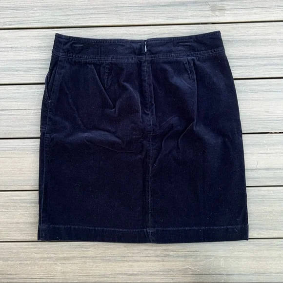 Talbots Navy Corduroy Pencil Skirt - Picture 4 of 4